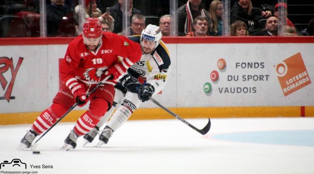 Photo hockey match Lausanne - Ambrì-Piotta le 02/01/2020