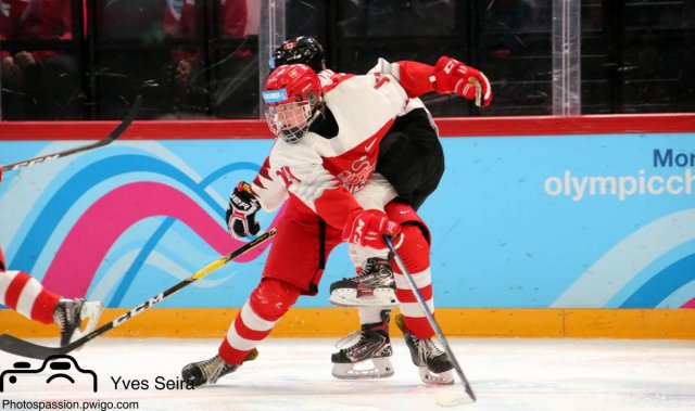Photo hockey match Denmark - Canada le 19/01/2020