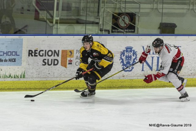 Photo hockey match Nice - Briançon  le 26/01/2020