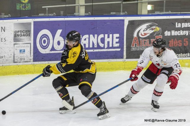 Photo hockey match Nice - Briançon  le 26/01/2020