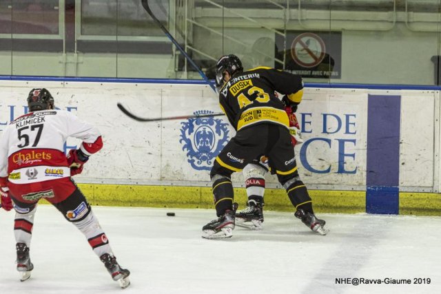 Photo hockey match Nice - Briançon  le 26/01/2020