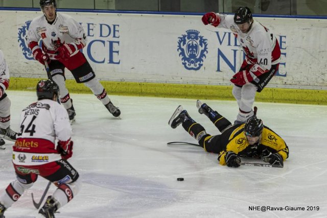 Photo hockey match Nice - Briançon  le 26/01/2020