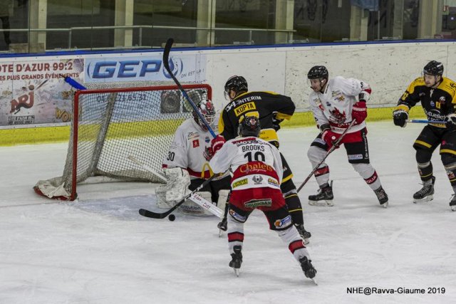 Photo hockey match Nice - Briançon  le 26/01/2020