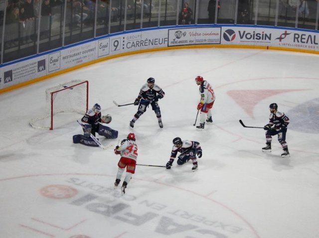 Photo hockey match Angers  - Grenoble  le 10/01/2020