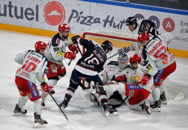 Photo hockey match Angers  - Grenoble  le 10/01/2020