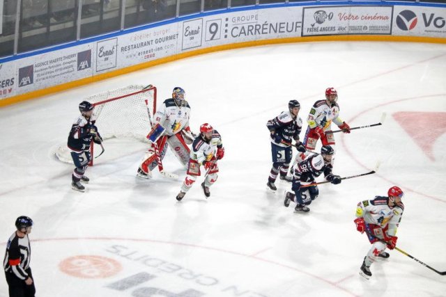 Photo hockey match Angers  - Grenoble  le 10/01/2020