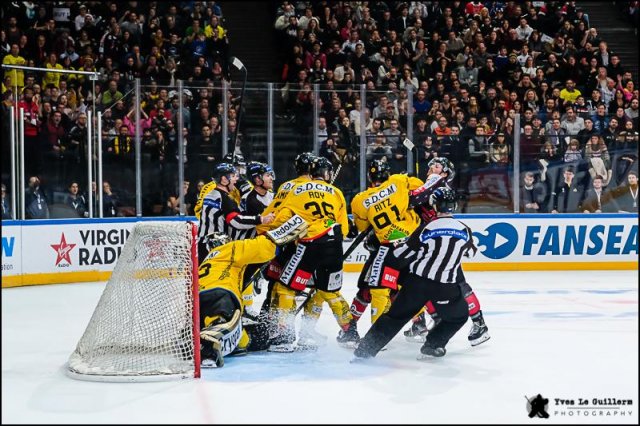 Photo hockey match Rouen - Amiens  le 16/02/2020