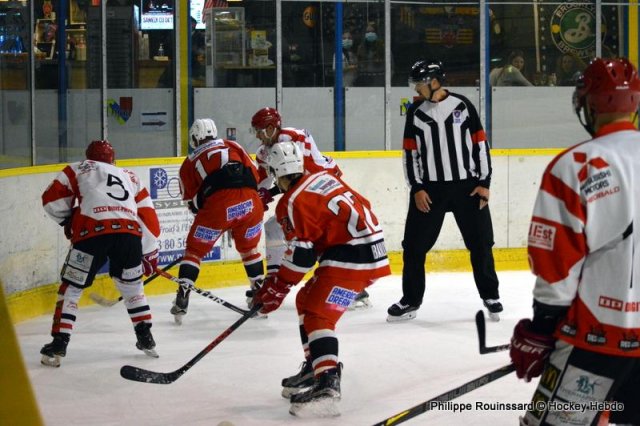 Photo hockey match Dijon  - Amnéville le 03/10/2020