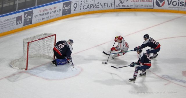 Photo hockey match Angers  - Grenoble  le 02/10/2020