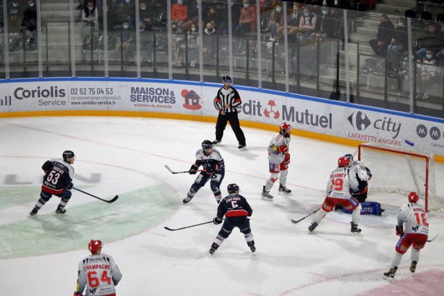 Photo hockey match Angers  - Grenoble  le 02/10/2020