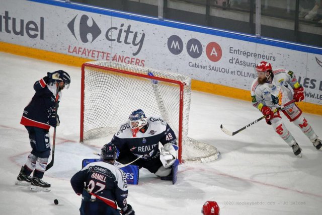 Photo hockey match Angers  - Grenoble  le 02/10/2020