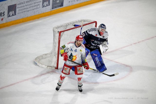 Photo hockey match Angers  - Grenoble  le 02/10/2020