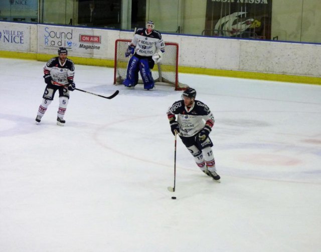 Photo hockey match Nice - Angers  le 06/10/2020