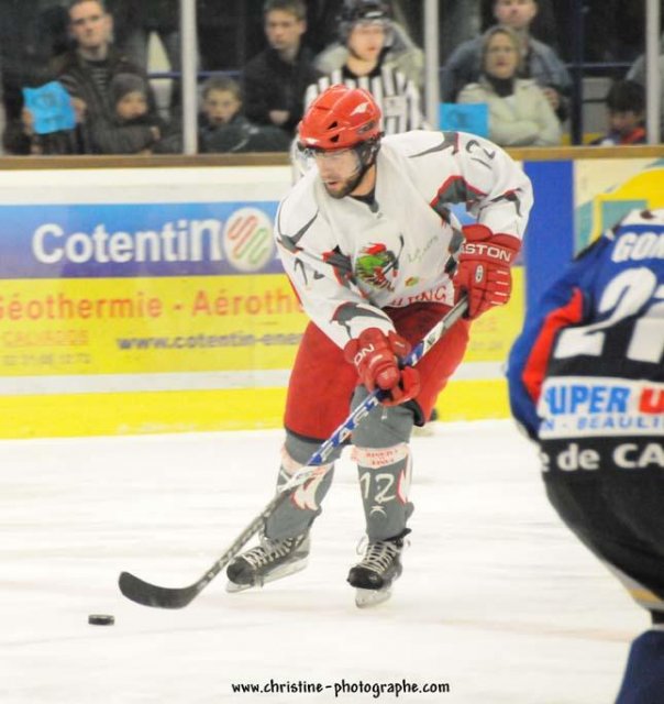Photo hockey match Caen  - Cergy-Pontoise le 18/04/2009