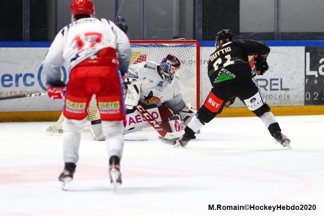 Photo hockey match Rouen - Grenoble  le 09/10/2020