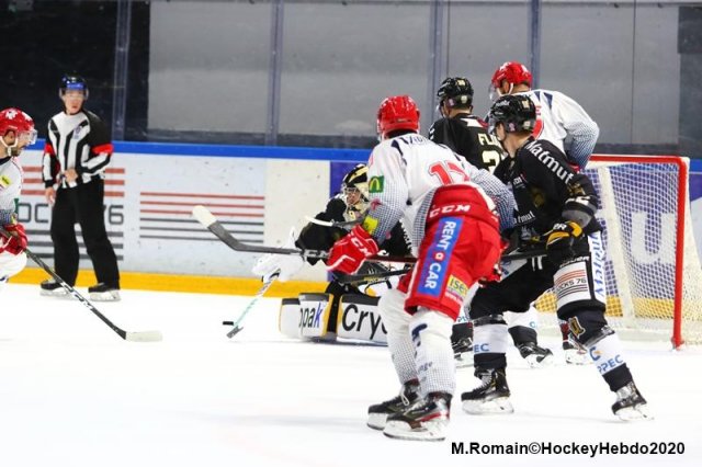 Photo hockey match Rouen - Grenoble  le 09/10/2020