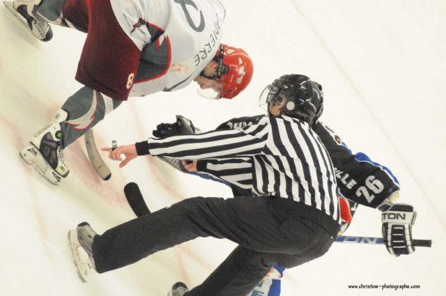 Photo hockey match Caen  - Cergy-Pontoise le 18/04/2009