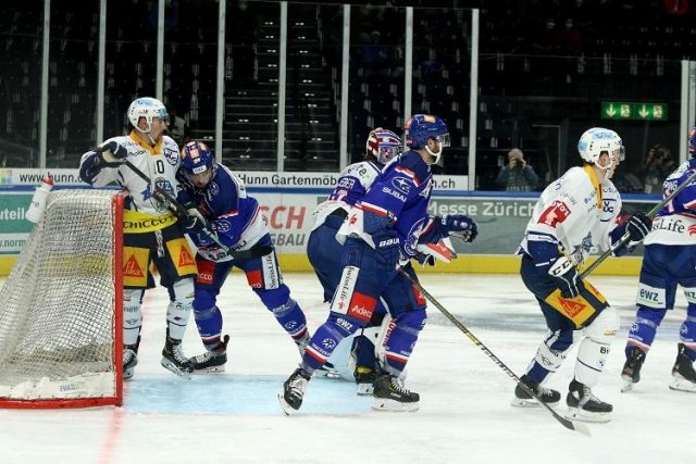 Photo hockey match Zürich - Zug le 22/10/2020