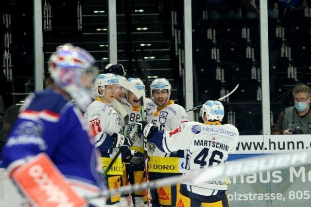 Photo hockey match Zürich - Zug le 22/10/2020