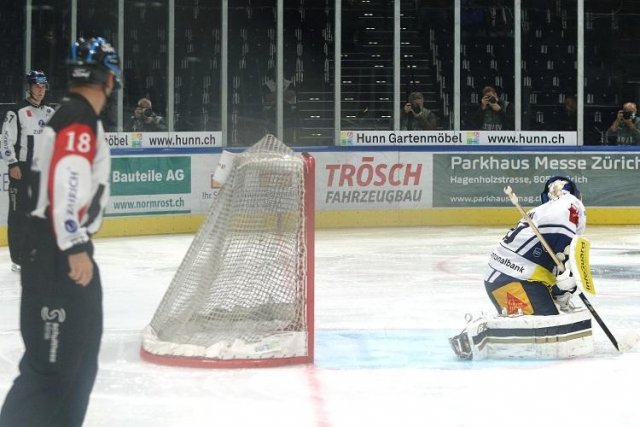 Photo hockey match Zürich - Zug le 22/10/2020