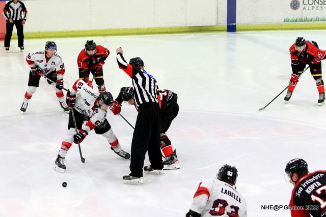 Photo hockey match Nice - Bordeaux le 23/10/2020