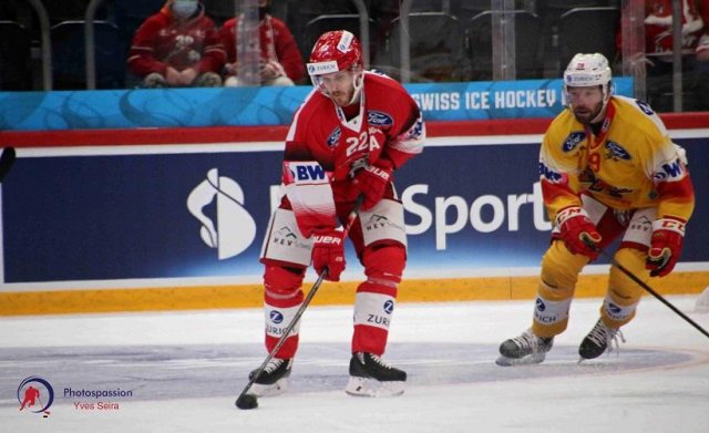 Photo hockey match Lausanne - Bienne le 25/10/2020
