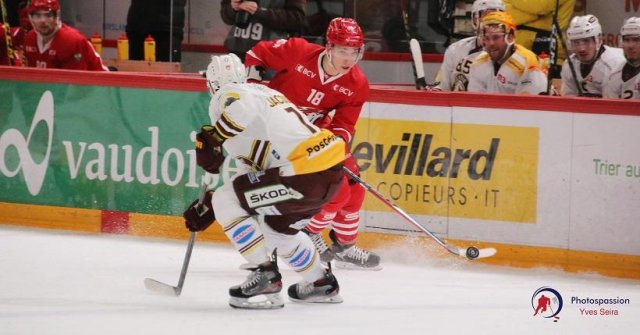 Photo hockey match Lausanne - Genève le 04/12/2020