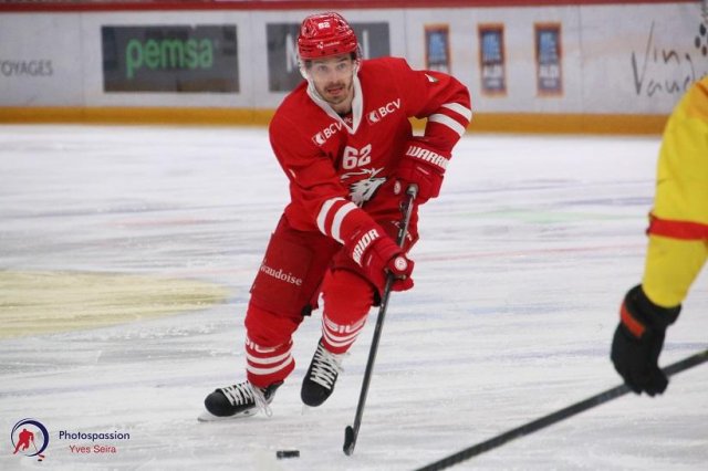 Photo hockey match Lausanne - Bern le 08/12/2020