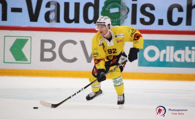 Photo hockey match Lausanne - Bern le 08/12/2020