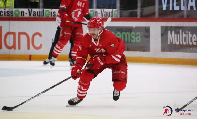 Photo hockey match Lausanne - Bern le 08/12/2020