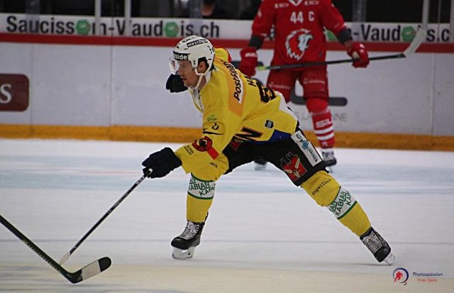 Photo hockey match Lausanne - Bern le 08/12/2020