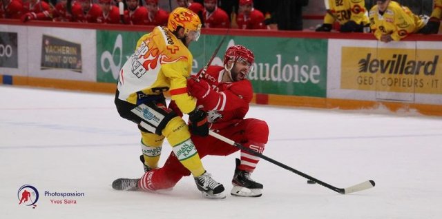 Photo hockey match Lausanne - Bern le 08/12/2020
