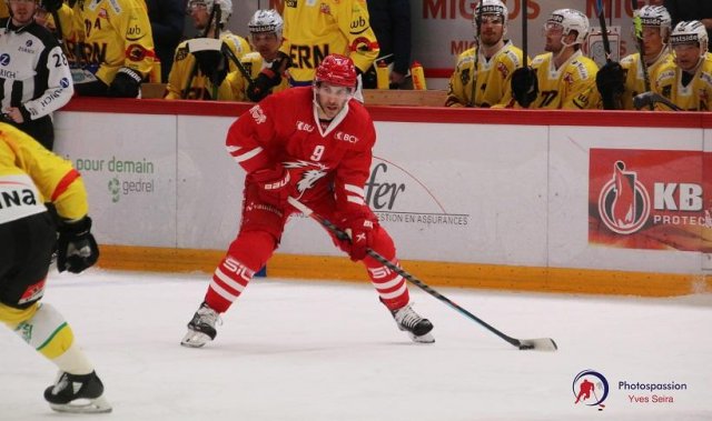 Photo hockey match Lausanne - Bern le 08/12/2020