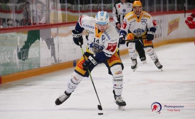 Photo hockey match Lausanne - Zug le 16/12/2020