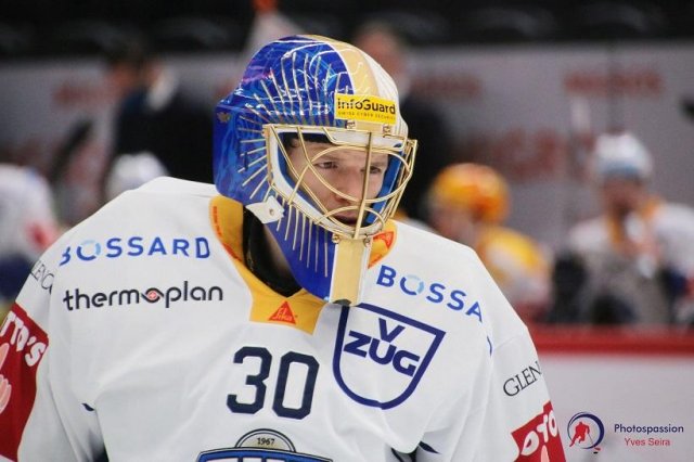 Photo hockey match Lausanne - Zug le 16/12/2020
