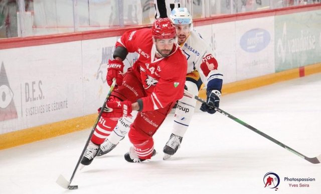 Photo hockey match Lausanne - Zug le 16/12/2020