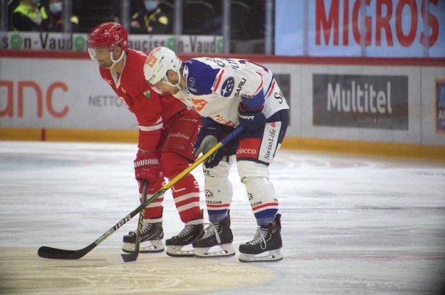 Photo hockey match Lausanne - Zürich le 18/12/2020