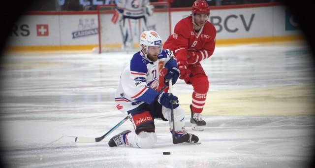 Photo hockey match Lausanne - Zürich le 18/12/2020