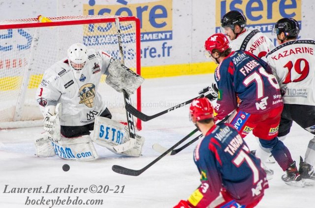 Photo hockey reportage Amical : Grenoble - Chamonix