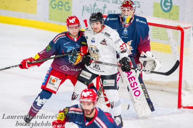 Photo hockey reportage Amical : Grenoble - Chamonix