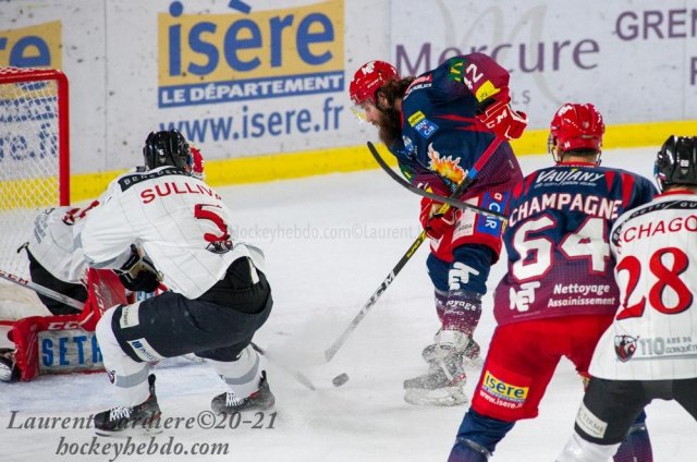 Photo hockey reportage Amical : Grenoble - Chamonix