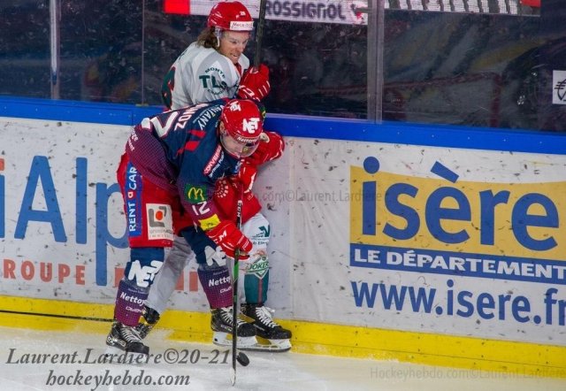 Photo hockey match Grenoble  - Cergy-Pontoise le 08/01/2021