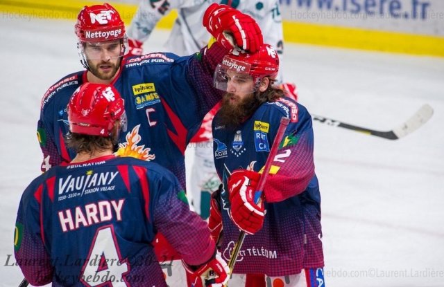 Photo hockey match Grenoble  - Cergy-Pontoise le 08/01/2021
