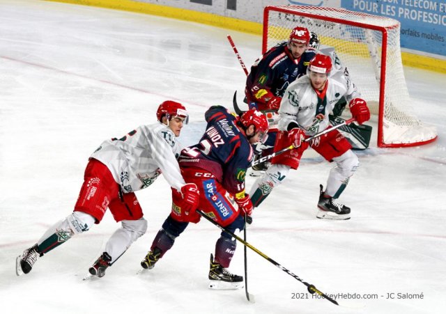 Photo hockey match Grenoble  - Cergy-Pontoise le 08/01/2021