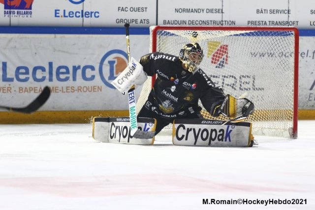 Photo hockey match Rouen - Chamonix  le 16/01/2021