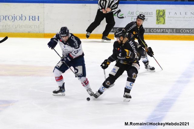 Photo hockey match Rouen - Angers  le 22/01/2021