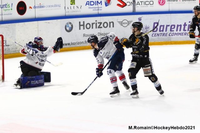 Photo hockey match Rouen - Angers  le 22/01/2021