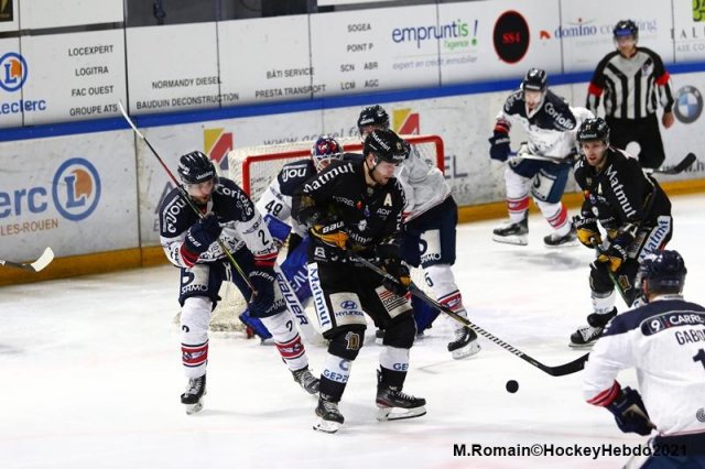 Photo hockey match Rouen - Angers  le 22/01/2021