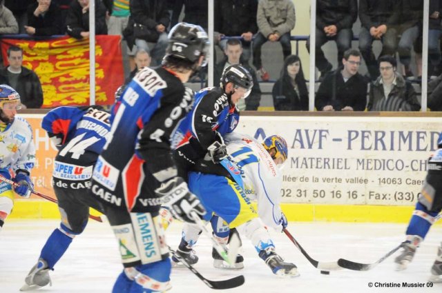 Photo hockey match Caen  - Gap  le 21/04/2009
