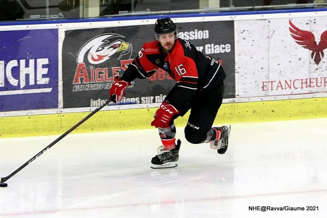 Photo hockey match Nice - Mulhouse le 22/01/2021